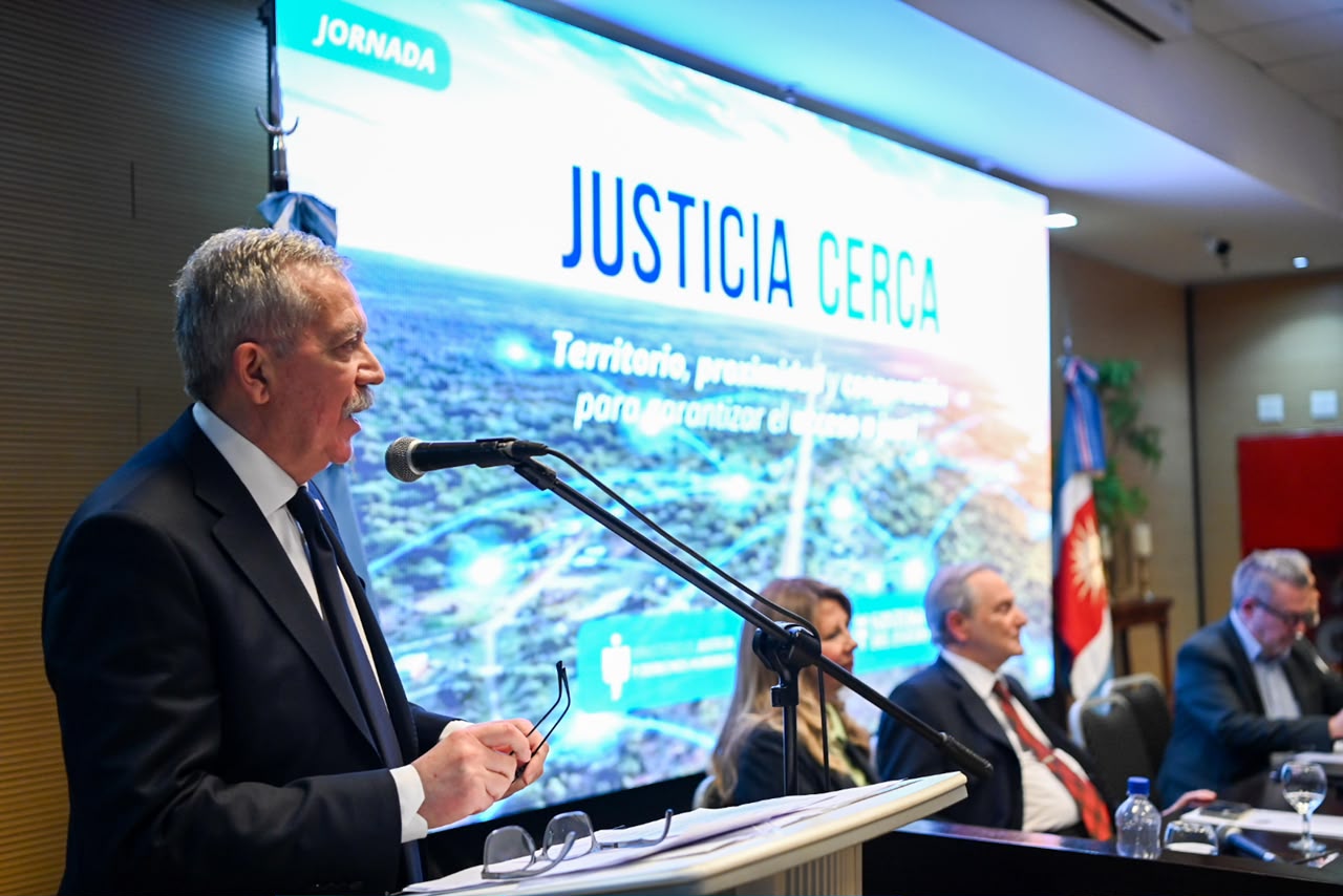 El gobernador Elías Suárez participó de la jornada “justicia cerca”