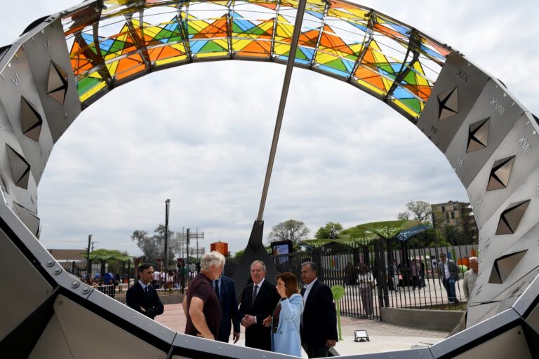 El Gobernador participó de la inauguración de la Plaza de las Ciencias en la ciudad Capital